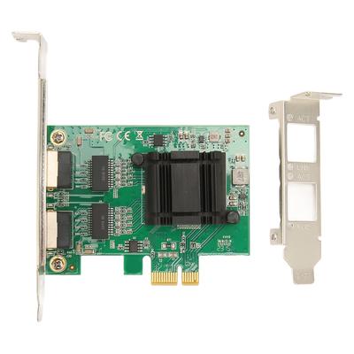 TXA108 82571 Scheda di rete Gigabit a 2 porte RJ45 PCI Ex1 a 2 RJ45 Scheda di rete per server 101001000Mbps