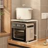 Kitchen Storage Holders Racks Shelving Countertop Small Microwave Oven Rack Layered Storage Rice Cooker Pot with Air Fryer Shelf