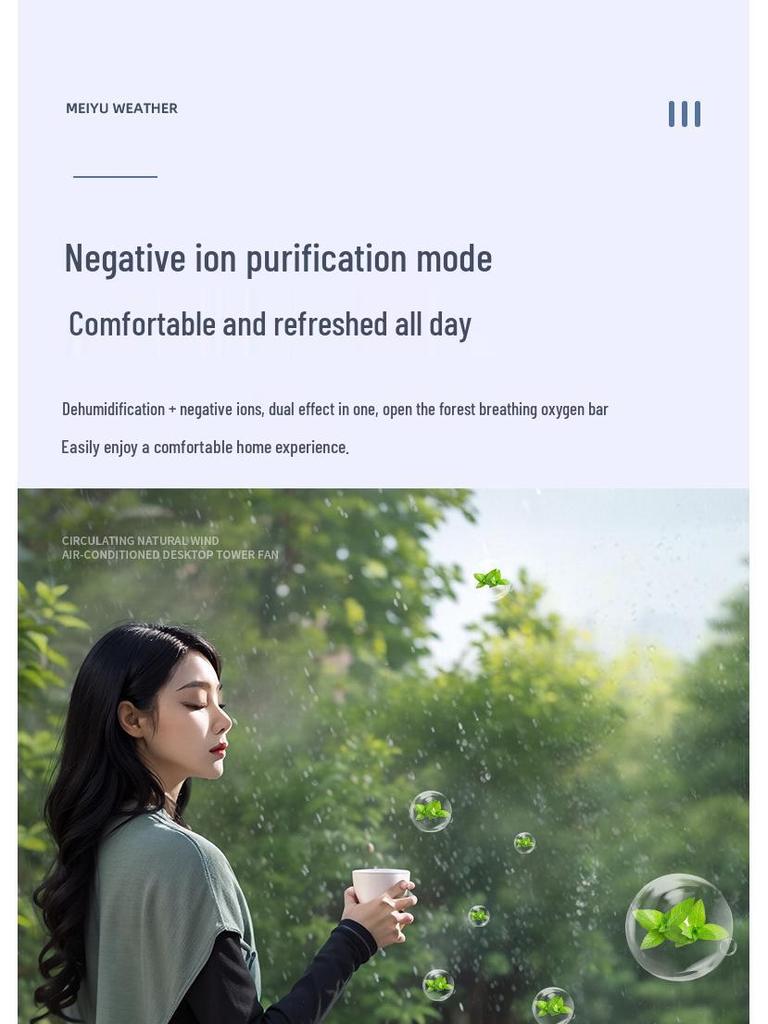 Dezumidificator Silențios Huinan și Purificator de Aer cu Ioni Negativi pentru Casă Dormitor