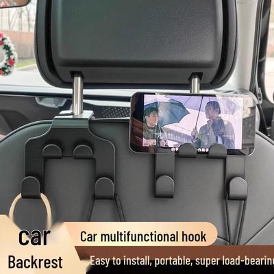 Compact Multifunctional Car Seat Hook for Rear Seat Storage