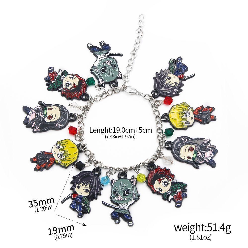 Demon Slayer Kimetsu No Yaiba Kamado Nezuko Character Bracelet For Travel And Gift Use