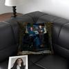 SSupernatural TV Series Cushion Cover Natural Linen Organic Fabric DoubleSided Printing Sofa Home Decor Gift Pillow Case