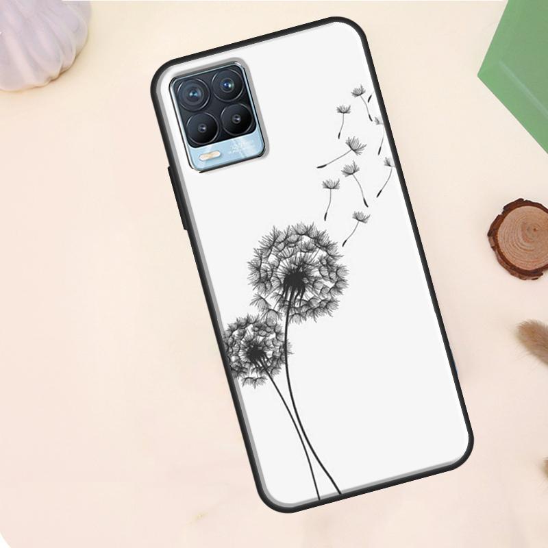

Dandelion Flowers Case For Realme C67 C71 C63 C61 C55 C51 C53 C35 C65 C75 11 12 13 14 Pro Plus GT6 GT7 15 Pro Realme C75 4G