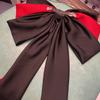 Elegant Purple Hair Bows Clip With Long Ribbon Fashion Headdress Hairpieces Barrette Hairpin For Women And Girls