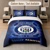 Custom Bedding Set West Bromwich Albion FC Pattern, Print Name Text 1 Duvet Cover Plus 2 Pillowcases Home Textile