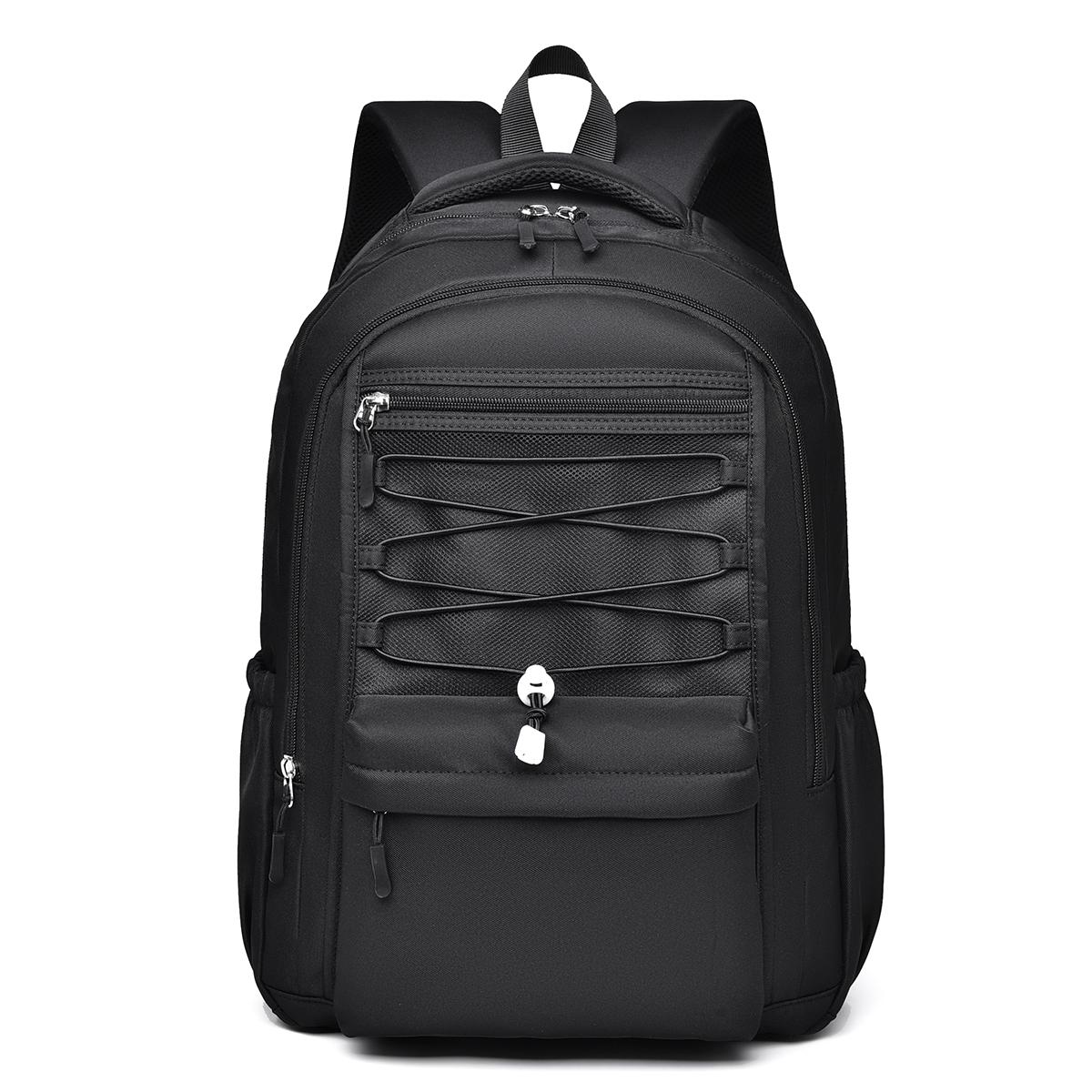 

A 15.6-inch Large-capacity Oxford Material For Men And Women With The Same Fashion Simple Leisure Backpack New Student Bag чёрный