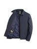Men's Autumn Lapel Down Jacket: Lightweight, Thickened, Short Business Coat for Middle-Aged and Elderly.