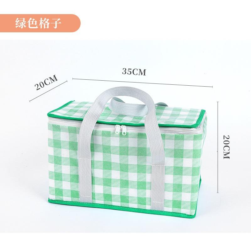 Foldable Waterproof Insulated Picnic Basket for Camping and Beach Trips with Portable Lunch Storage and Thermal Cooler Box