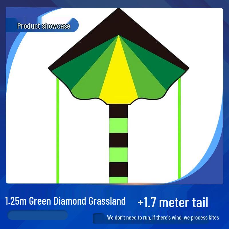 Great Plains Extra Large Rainbow Kite for Kids - Excellent Flying Cartoon Design