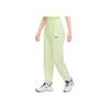 Nike Solid Color Running Training Sports Leisure Pants Women Bottoms Light-Green DD5631-383