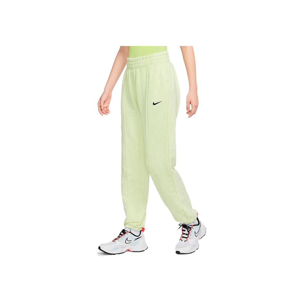 Nike Solid Color Running Training Sports Leisure Pants Women bottoms Light-Green DD5631-383