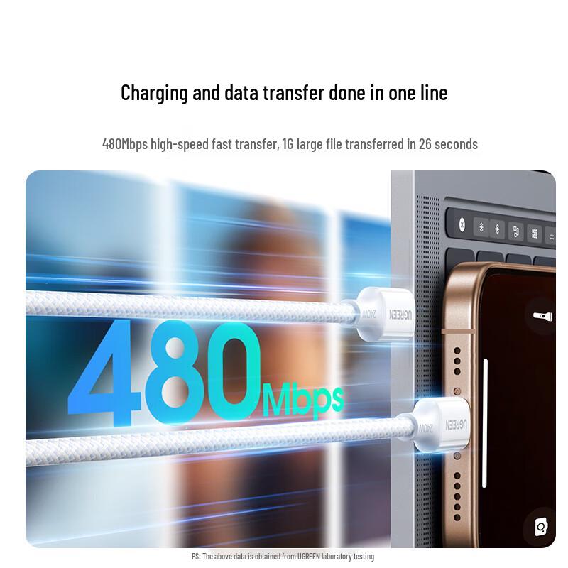 Ugreen PD 240W Dual Type-C Fast Charging Cable