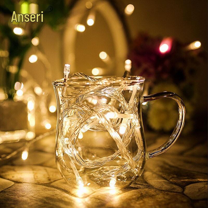 Ansairui 10M 100-LED Warm White Fairy String Lights