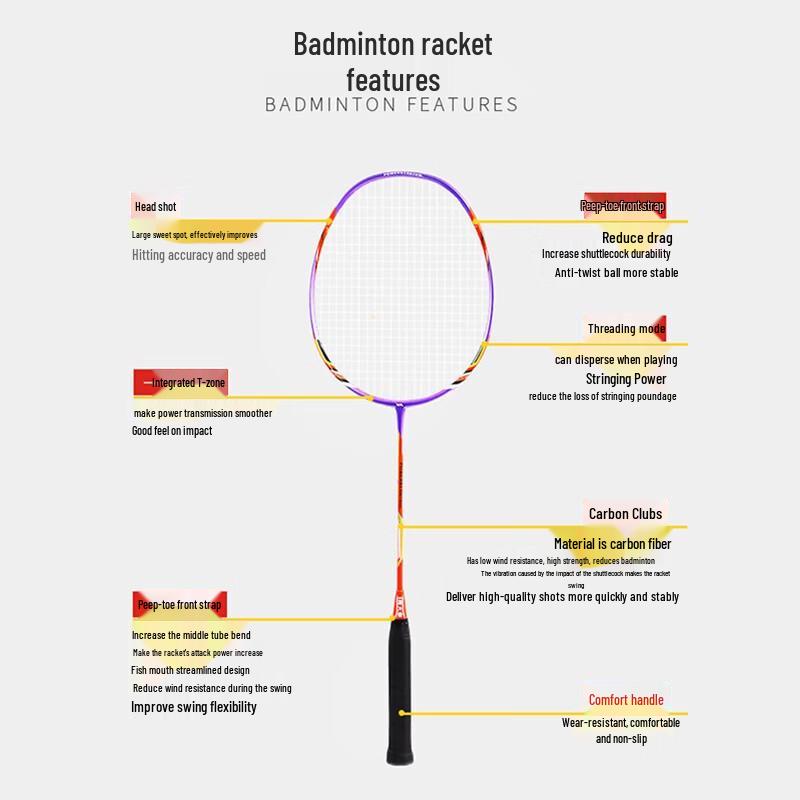 Hodtown HDW1311 Shimu Badminton Racket