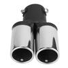 Stainless Steel Universal Car Modified Double Exhaust Pipe Rear Muffler Tip Tail Throat