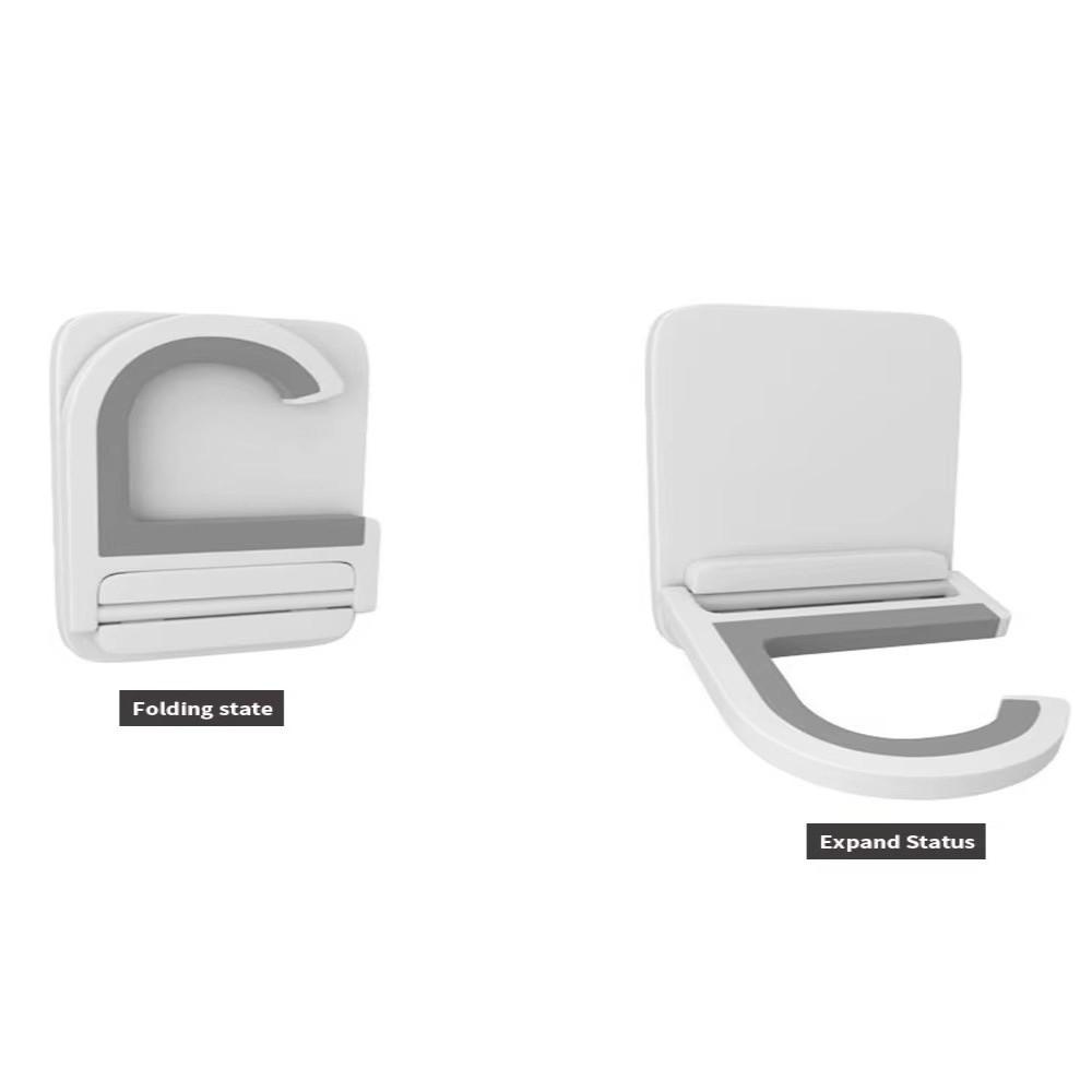 Multi-Purpose Plastic Broom Holder Wall Mount Self-adhesive Broom Brush Organizer Durable Mop Hanger Home Organization