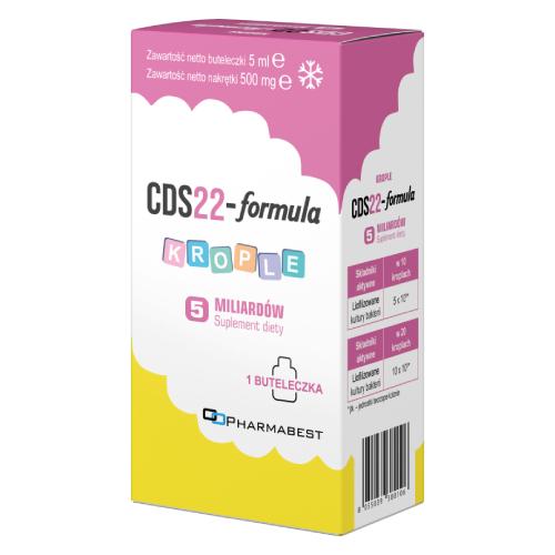 Cds22-Formula Gouttes 5 Milliards de Cultures Bactériennes Lyophilisées Pour Enfants, 5 5 ml
