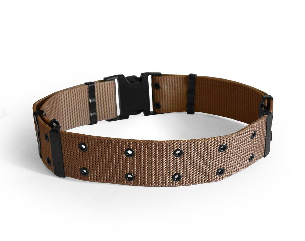 UltraKey Tactical Adjustable Security Military Heavy Duty Rescue Belt for Outdoor Sports and Adjustable Belt, Hunting, Brown,