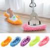 1PCS Multifunction Floor Dust Cleaning Slippers Shoes  Cloth Lazy Mopping Shoes Home Floor Washable Cleaning Microfiber Cloth