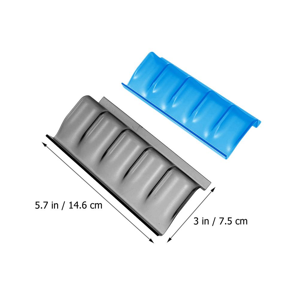 2 Pcs Essential Oil Bottle Display Stand Displaying Rack Shelves Perfume Organizer As Multi-grid