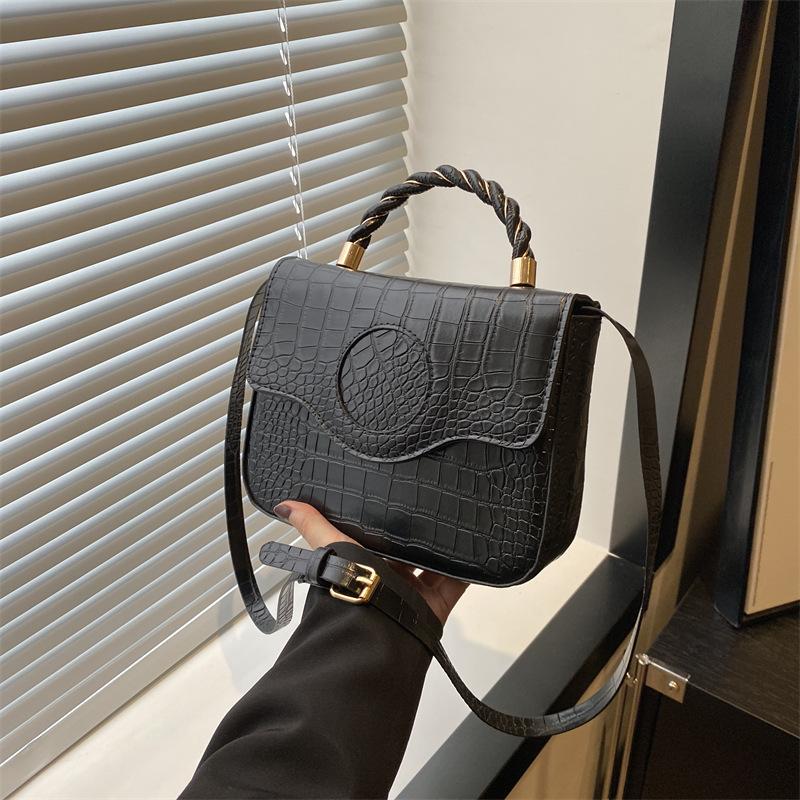 Stone Pattern Women'S Bag Fashion Handbag Foreign Style Versatile Shoulder Bag Messenger Bag