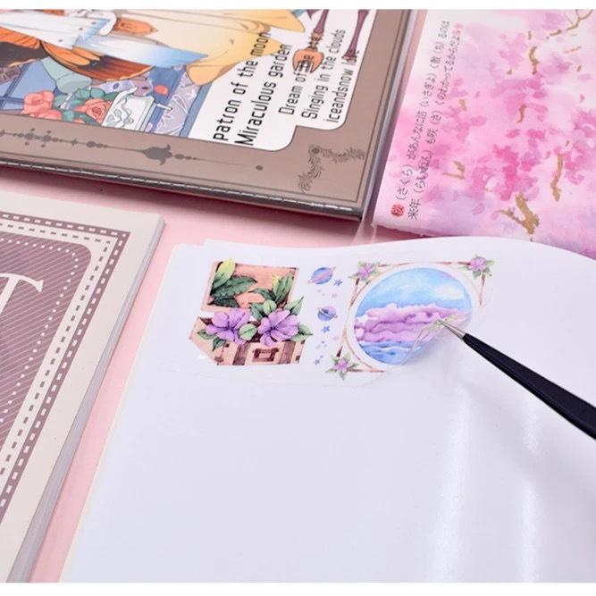 A4/A5 Double-Sided Release Paper Book for Loose-Leaf Journaling with Washi Tape Storage