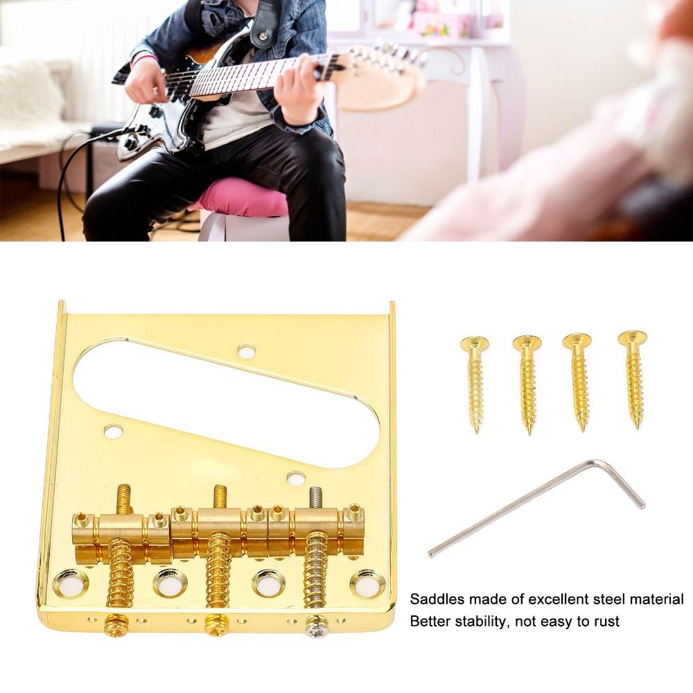 Metal Guitar Bridge Tailpiece 54mm Width Vintage Guitar Bridge Electric Guitar Parts