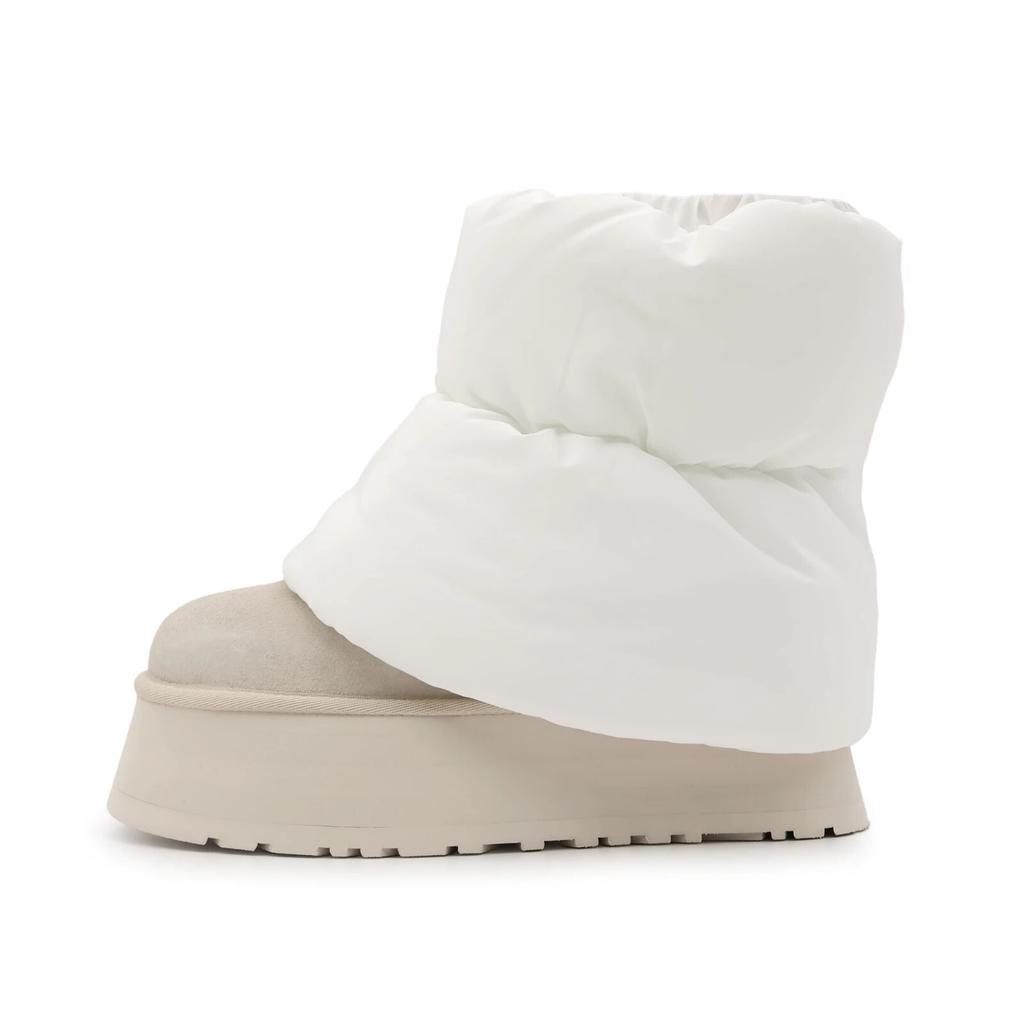 1158275-WCRM UGG Women's Classic Mini Dipper Puffer White Ceramic (Women's)
