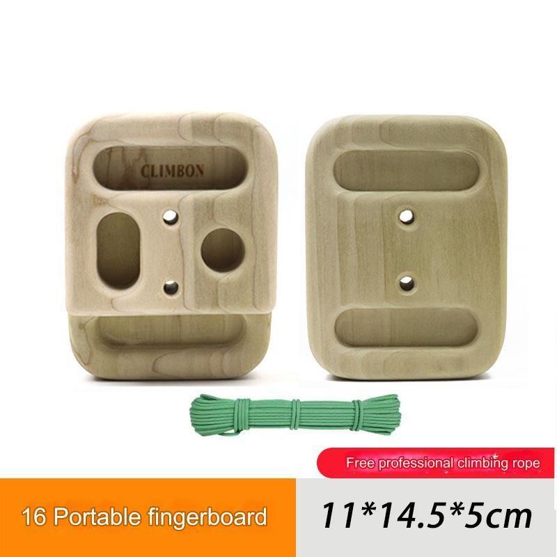 2 Pcs Climbing Finger Training Board Lightweight Multifunctional Rock Climbing Fingerboard Portable Forearm Exerciser