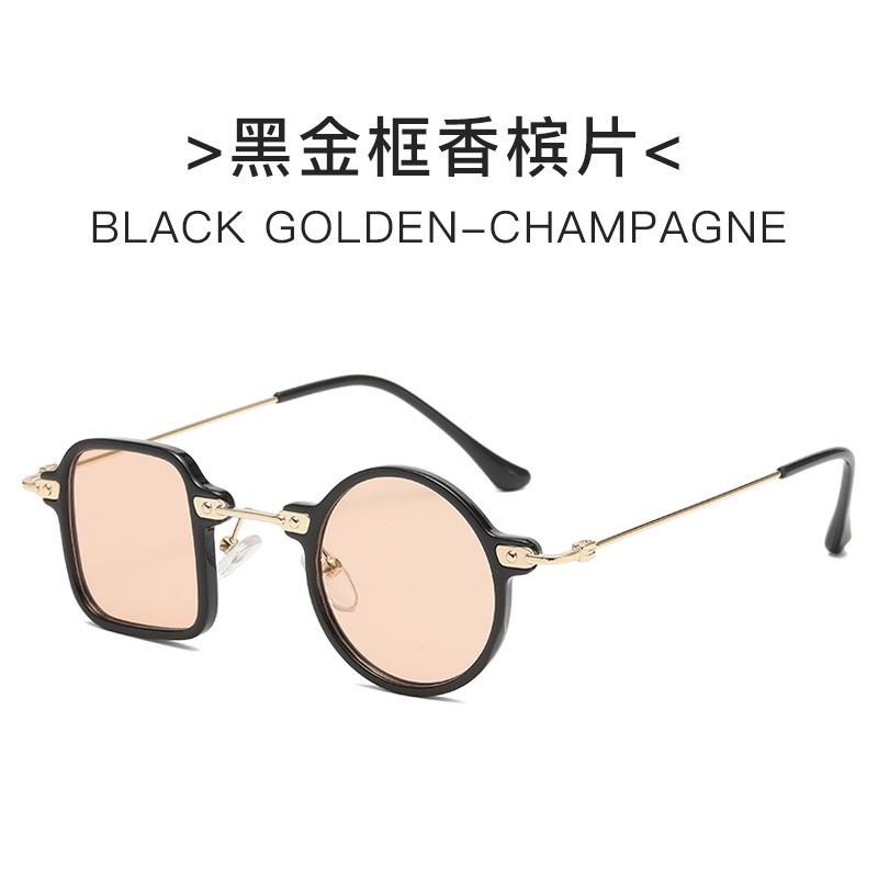 Steampunk Square Round Anti-Uv Sunglasses Punk Shades Eyewear New Women Men Luxury Personality Sun Glasses Lady Eyeglasses Uv400
