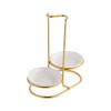 Stainless Steel Gold Square Utensil Rest
