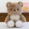 Cat Bib Rabbit Bear Plush Toy Animal Stuffed Doll Cartoon Decoration Bedroom