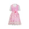 Traditionelles Oktoberfest-Kleid Damen Bayerisches Dirndl Kostüm Spitzen-Schürze Festival-Outfit Deutscher Stil Authentisches Design