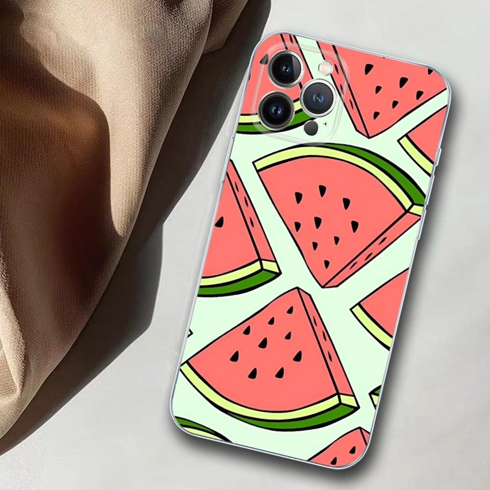 Watermelon Pattern Phone Case For iPhone 14 11 12 13 Mini Pro XS Max Cover 6 7 8 Plus X XR SE 2020 Funda Shell