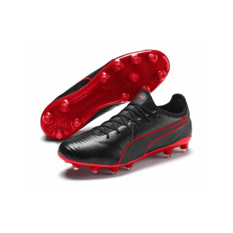 Puma King Pro Fg PUMA Black High Risk Red 105608-03