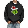 Men's Print Hooded Sweatshirt Long-Sleeve Casual Pullover Hoodie Hooded Sweatshirt