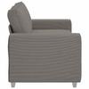 2 Seater Sofa Light Grey 180x77x82 Cm Corduroy Fabric