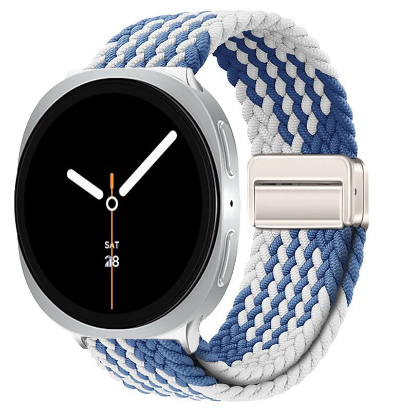Nylon Braided Solo Loop Strap Suitable for Samsung Galaxy Watch 8 40mm/44mm Magnetic Band For Galaxy Watch 8 Classic Correa