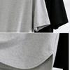Plus Size Women's 95% Cotton Summer Knit Loose Short Sleeve Solid T-Shirt