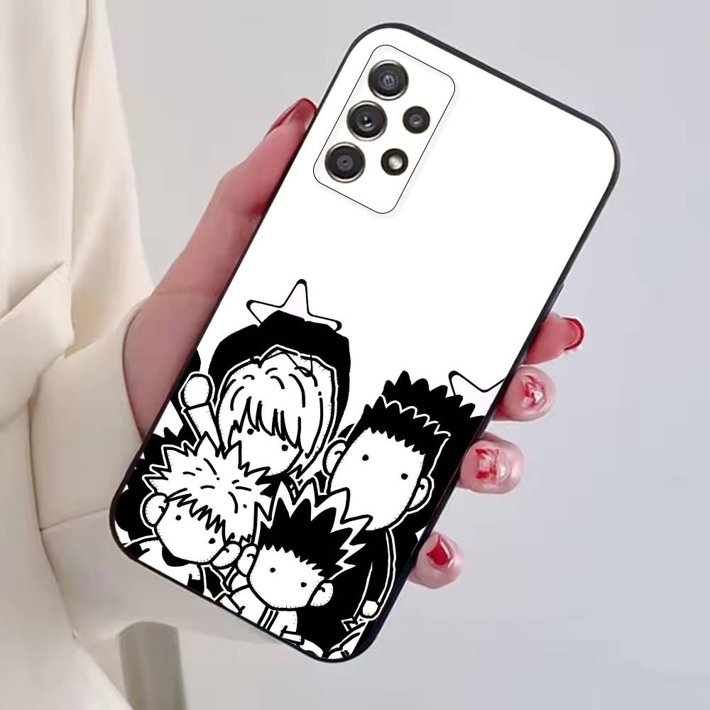 

Hunter X Hunter Japanese Manga Phone Case Black Silicone Soft For Samsung S25,S24,S21,S22,S23,S30,Ultra,S20,Plus,Fe,Lite Samsung S21fe