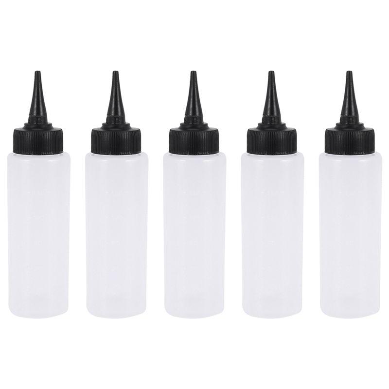 YCOC-5X 150Ml Salon Hair Color Measuring Applicator Bottle Scale Hairdressing Tool