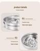 Stainless Steel Non-Slip Slow Feeder Pet Bowl for Cats & Dogs