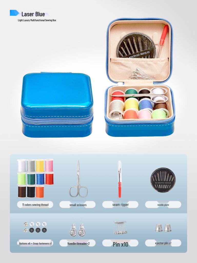 High-Quality Portable Sewing Kit for Home and Dorm – Needle and Thread Box for Practical Mending