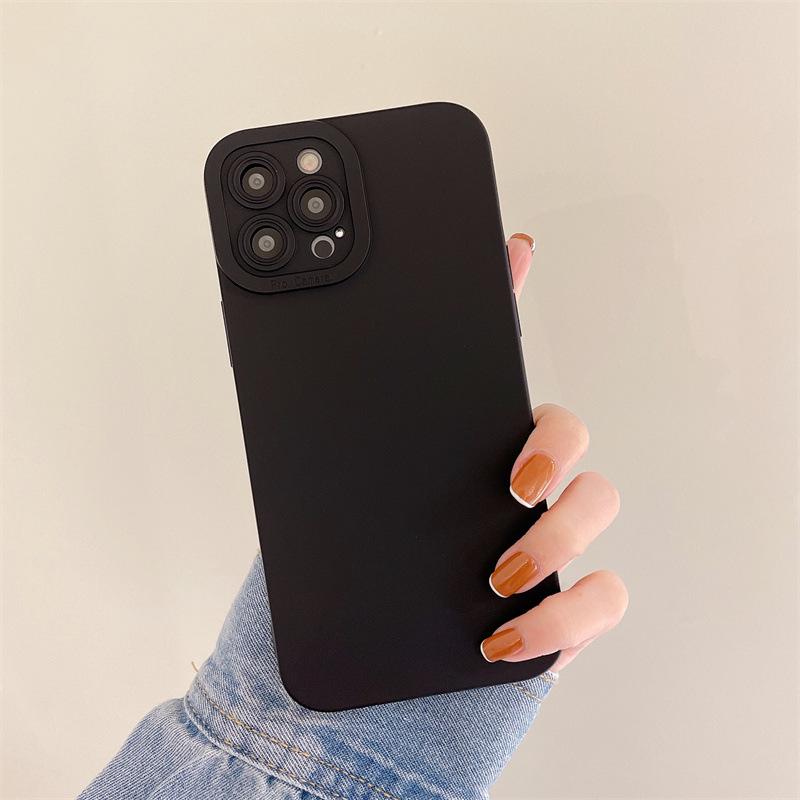 Silicone Solid Color Eye Pupil Phone Case for iPhone Models: 12, 13, 14, 15, 17 Pro Max.