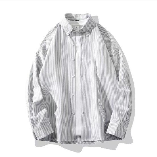 2025 Spring New Original Design Casual Striped Shirt Versatile Design Sense Niche Men's Shirt Fashion