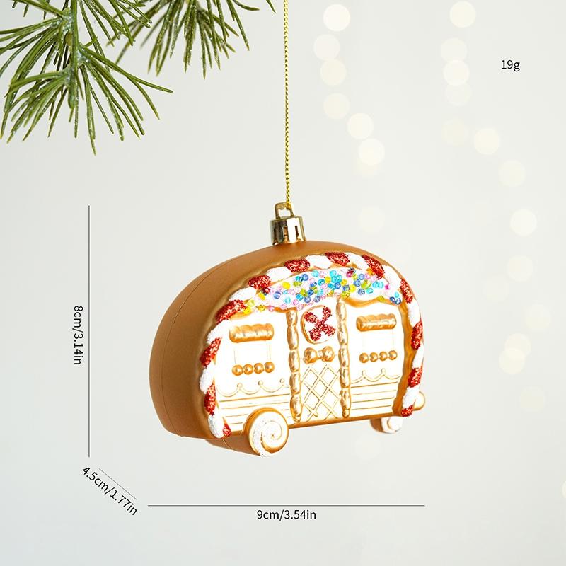 Horse Hanging Pendent For Christmas Tree Decorations Cartoon Animal Bear Ornaments Xmas Keychain Navidad New Year Decor