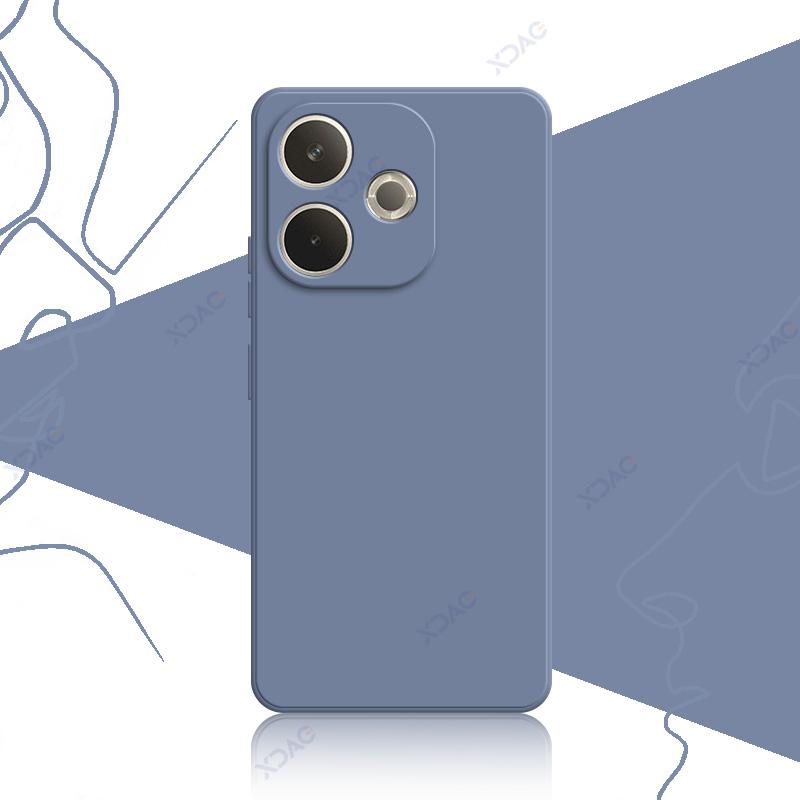 

Чехол для мобильного телефона 2025 года для OPPO A5 Pro 4G Energy 5G 6,67 дюйма, роскошный мягкий квадратный чехол из жидкого силикона OPPOA5Pro OPPO A5 Pro 4G серый