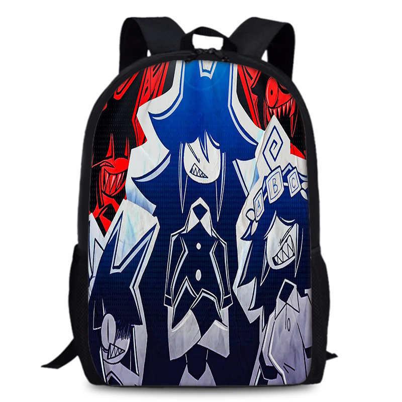 Durable Oxford Fabric School Backpack Unisex Miss Circle Cross-border Trendy Design