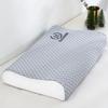 Summer Ice Silk Latex Pillowcase for Kids Breathable Memory Foam Pillow Cover 30x50 40x60 Double Sided Zipper Design