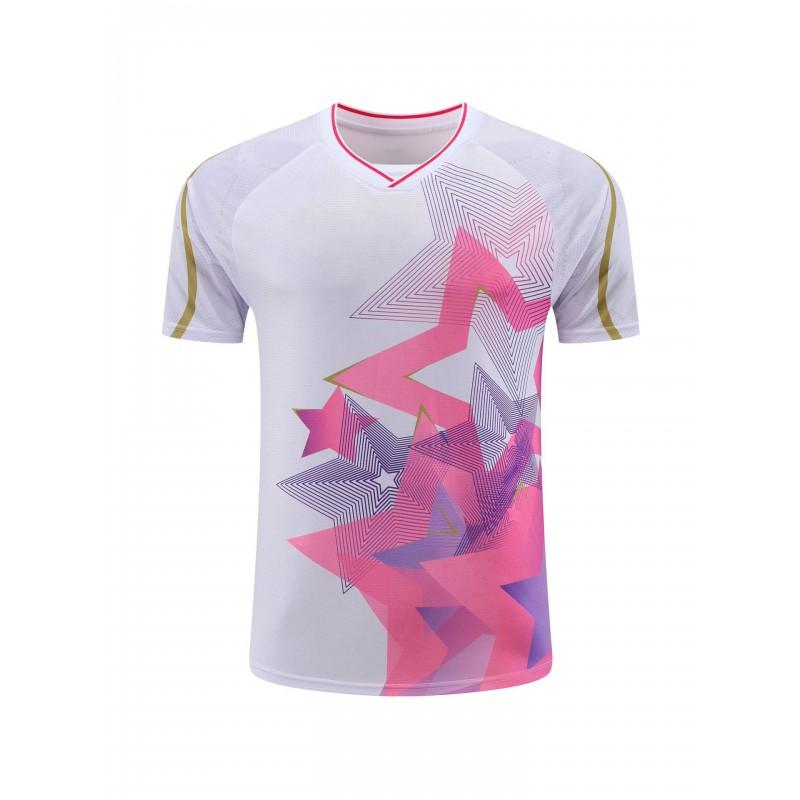 Quick-Dry Sports T-Shirt Badminton Tennis Running Gym Workout Unisex Adult Kids Breathable Athletic Top